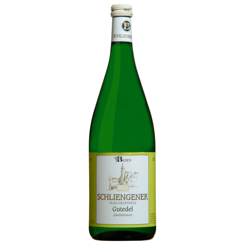 Schliengener Weißwein Burg Neuenfels Gutedel Qualitätswein trocken 1,0l